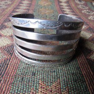 5 Lines Sterling Silver Bracelet